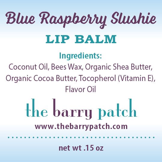 Lip balm - blue raspberry