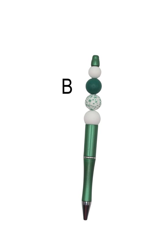Beaded pens - Christmas