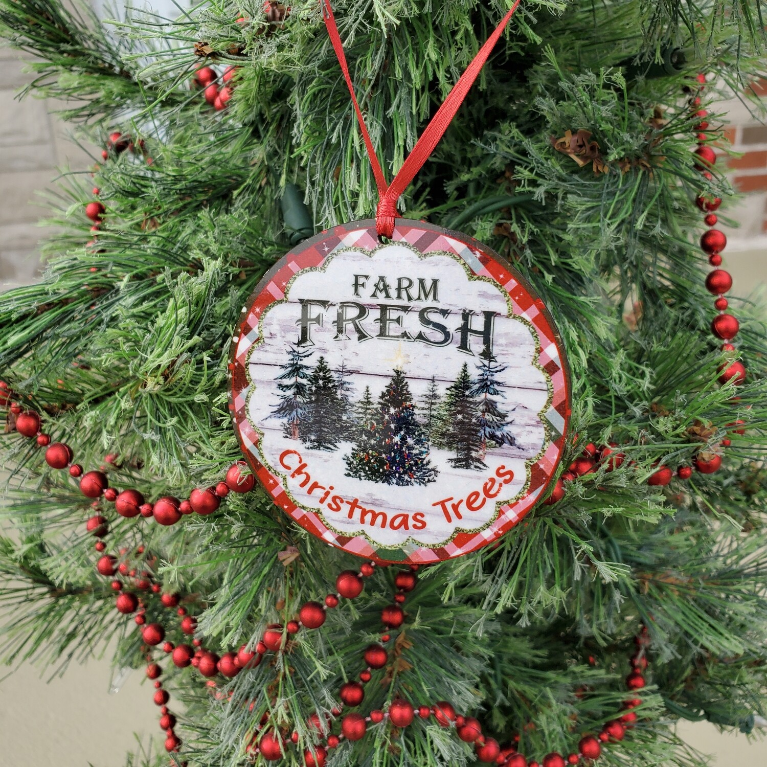 Tree Christmas ornament