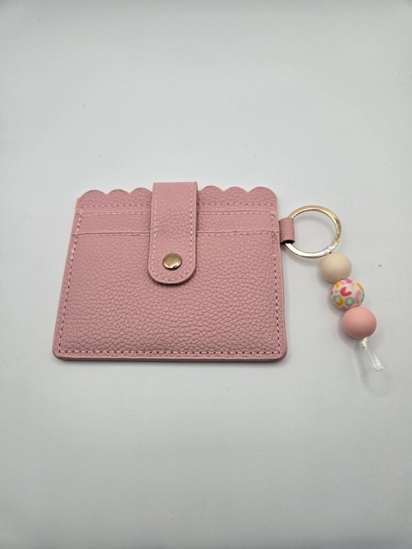 Mini wallet with key ring