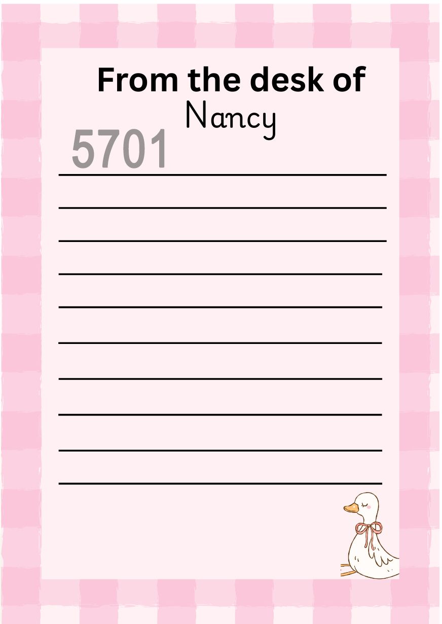 Note Pads - 5 x 7 Group 1