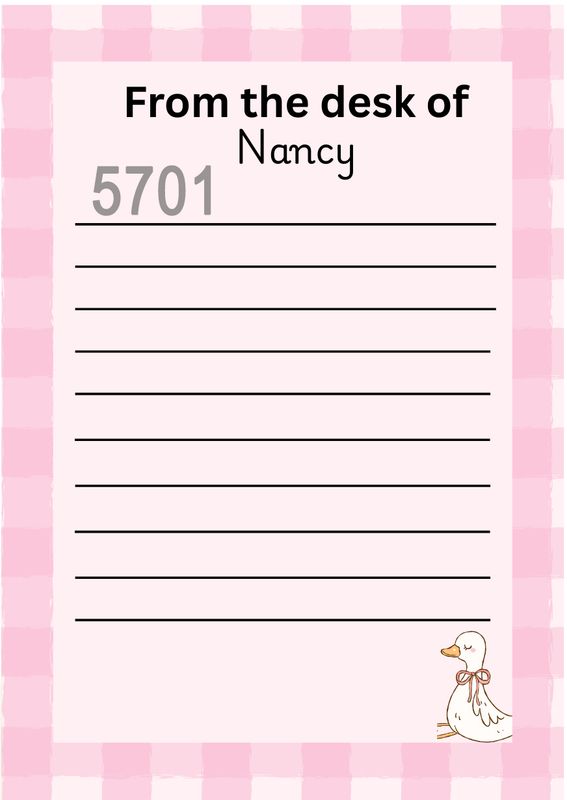 Note Pads - 5 x 7 Group 1