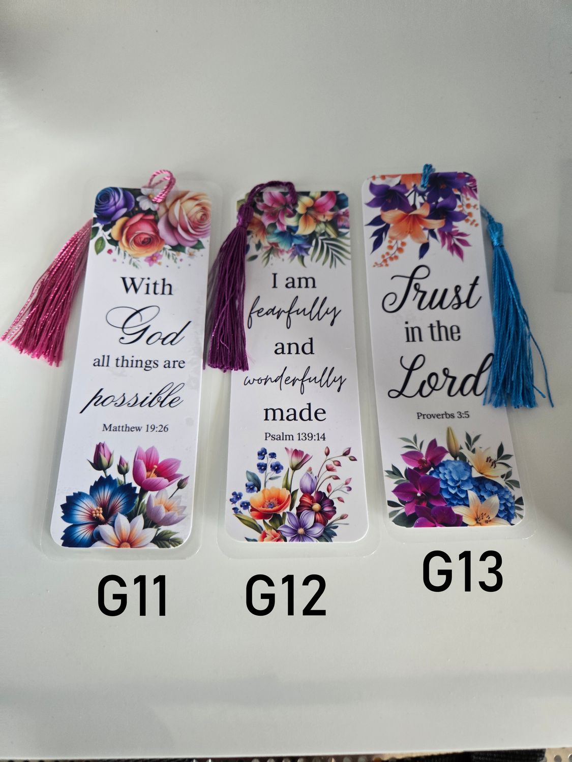 Bookmarks (glossy) - with tassel