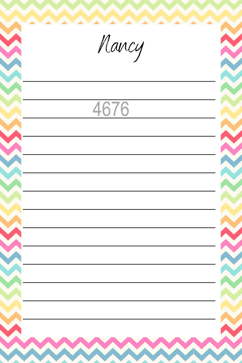 Note Pads - 4 x 6 Group 4