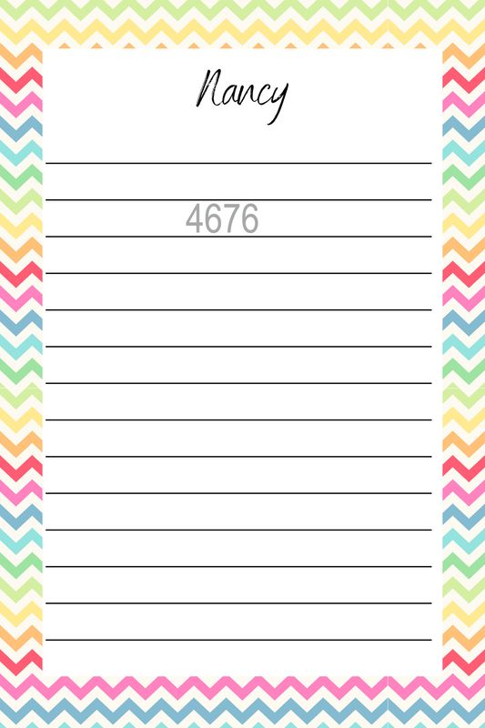 Note Pads - 4 x 6 Group 4