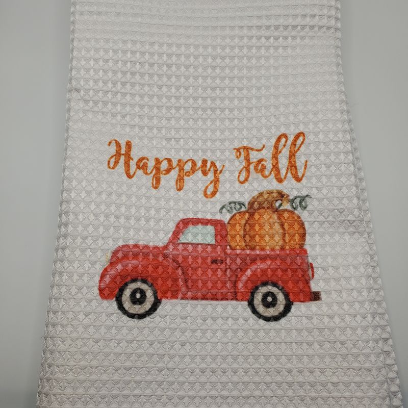 Towel - fall waffle weave