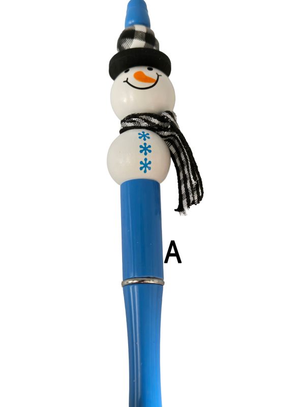 Beaded pens - Winter