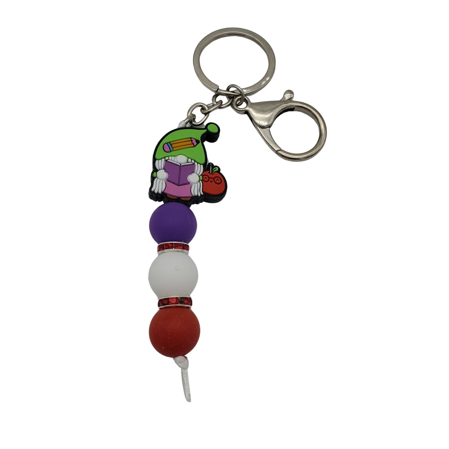 Beaded key chain - Book Gnome