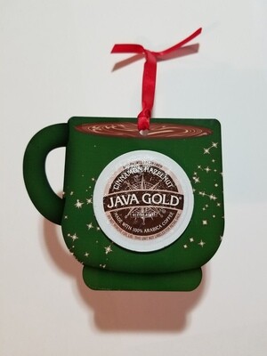 Christmas Coffee Cup Ornament