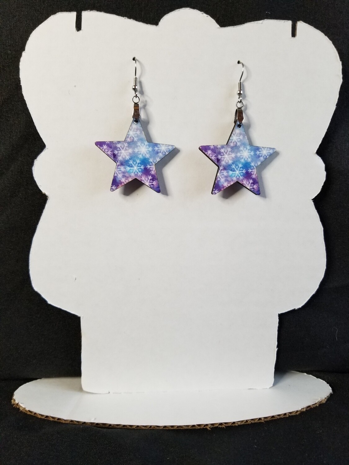 Christmas Snowflake Star Earrings
