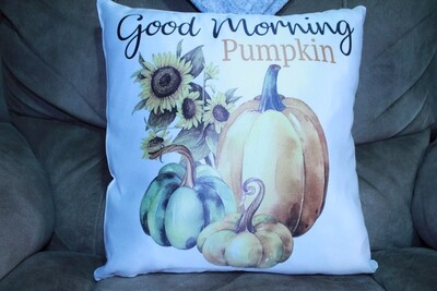 Good Morning Pumpkin Soft and Silky Pillow Cover