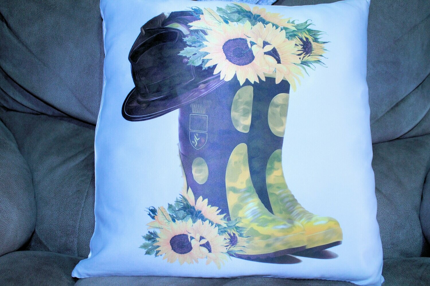 Fireman Boots Soft and Silky Pillow Cover