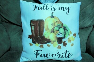 Fall Is My Favorite Soft and Silky Pillow Cover