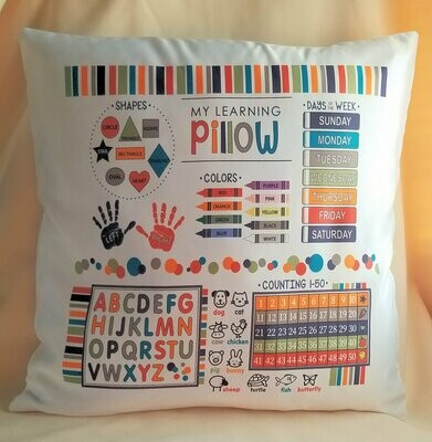 My Learning Pillow Soft and Silky Pillow Cover