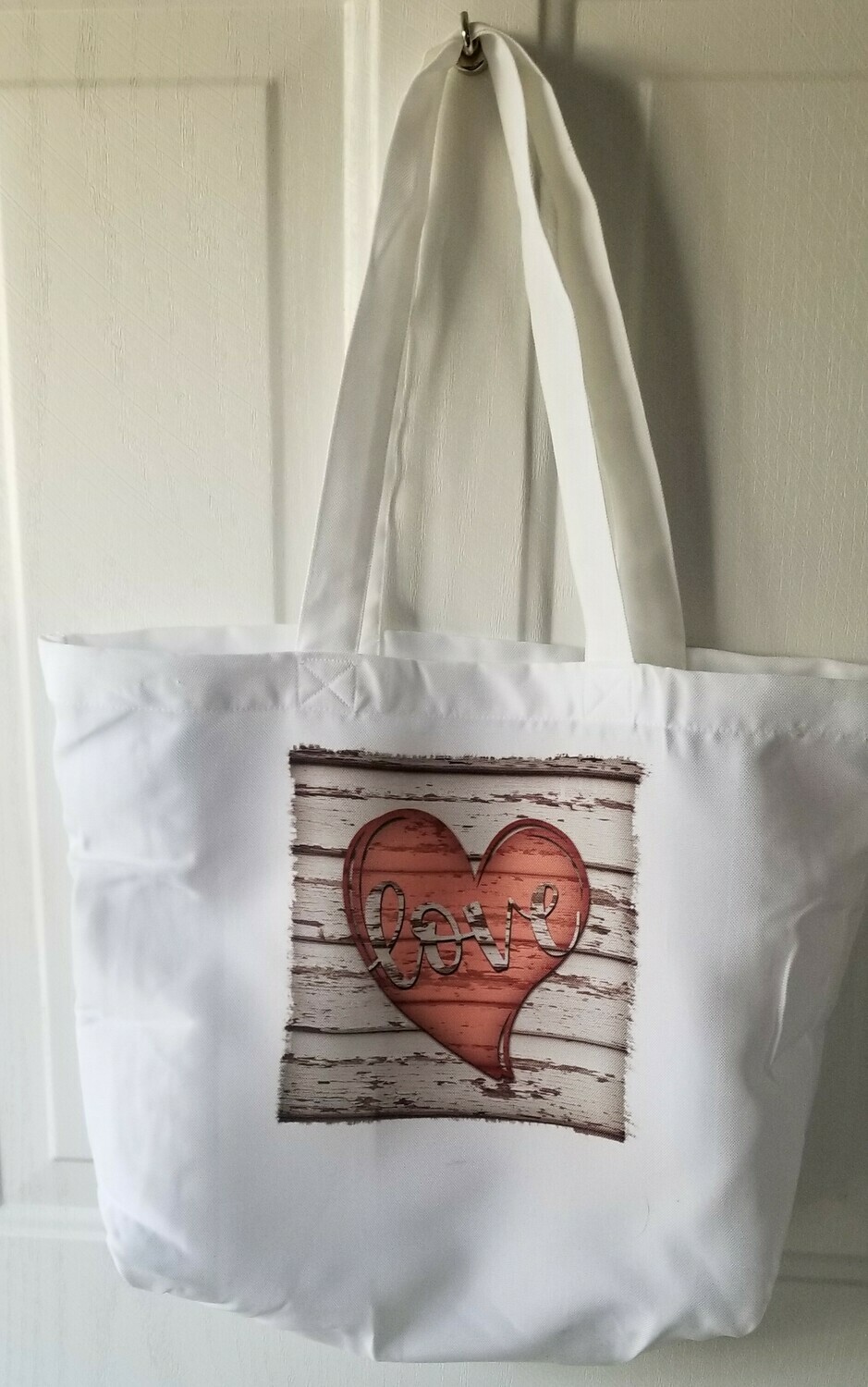 Valentine Love Heart Tote Bag