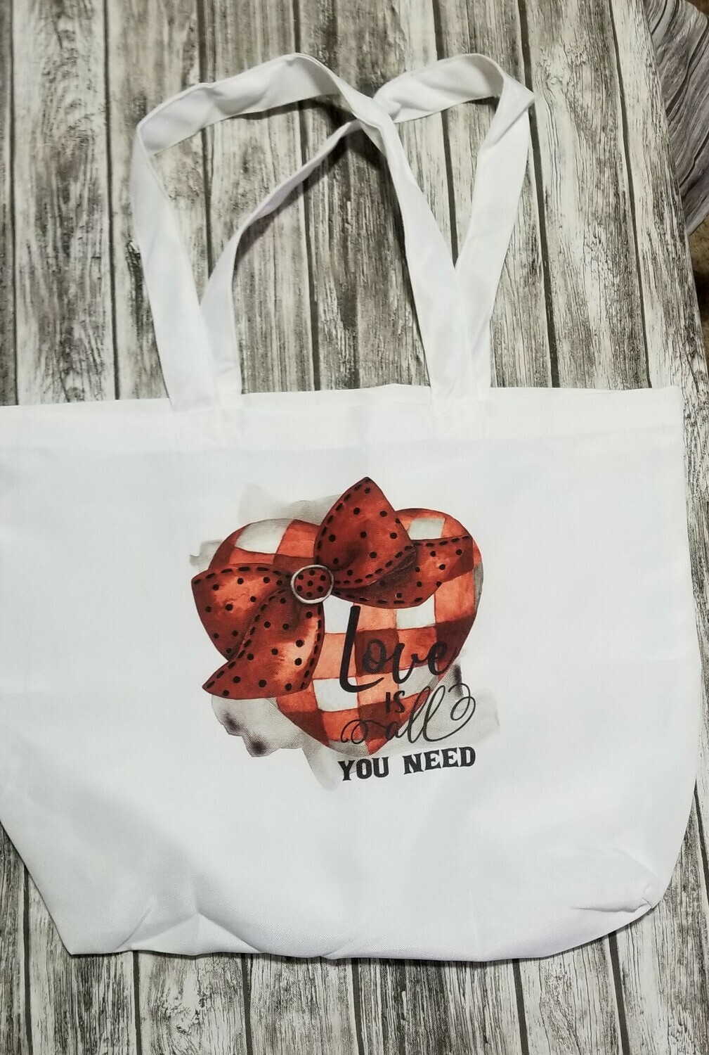 Valentine Love Heart Tote Bag 2