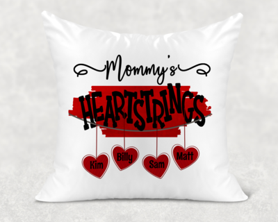 Mom's Heartstrings Pillow Cover