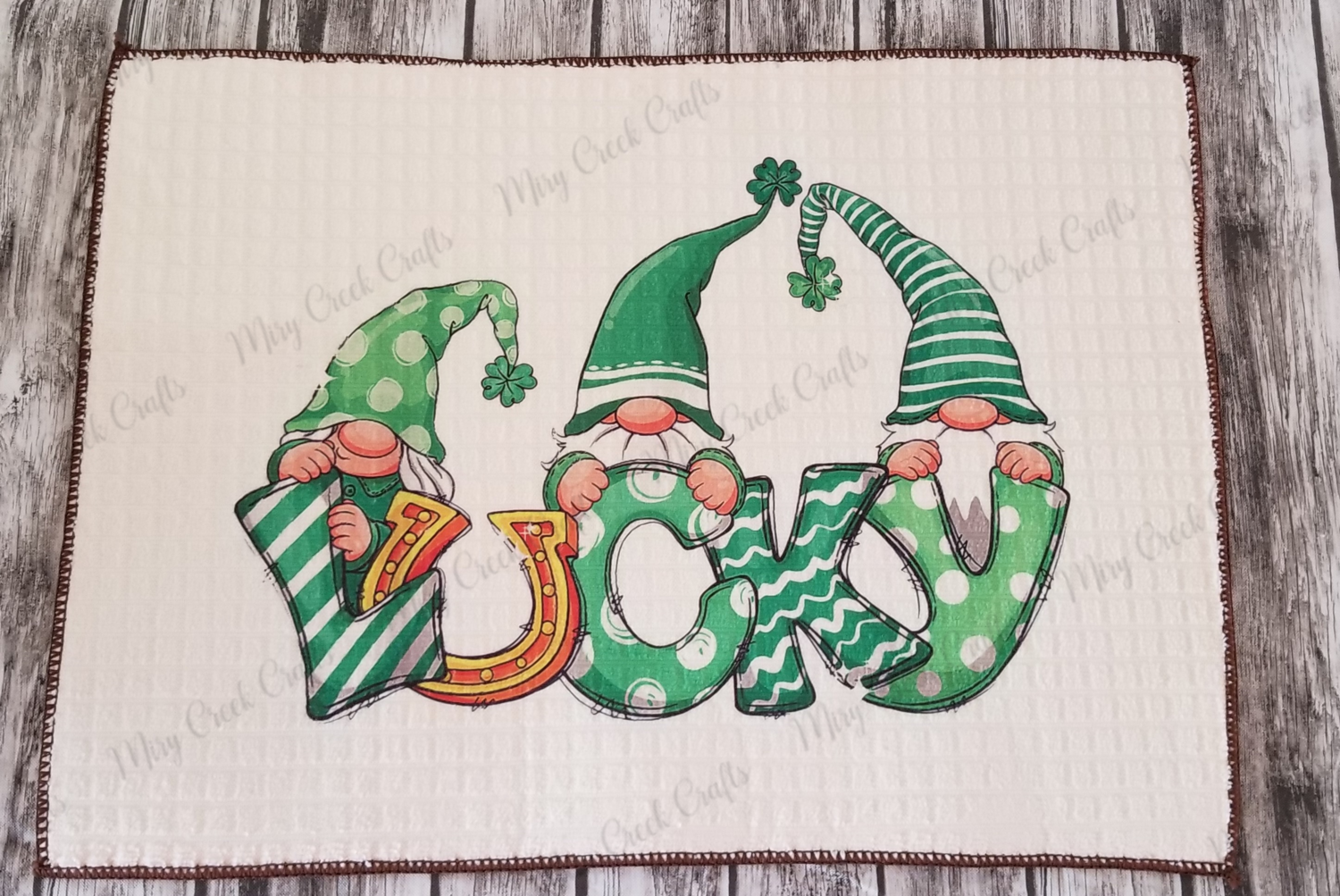 St. Patrick's Day Lucky Dish Mat