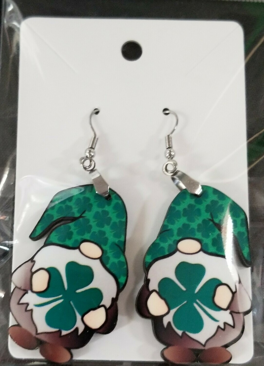St. Patrick's Gnome Earrings