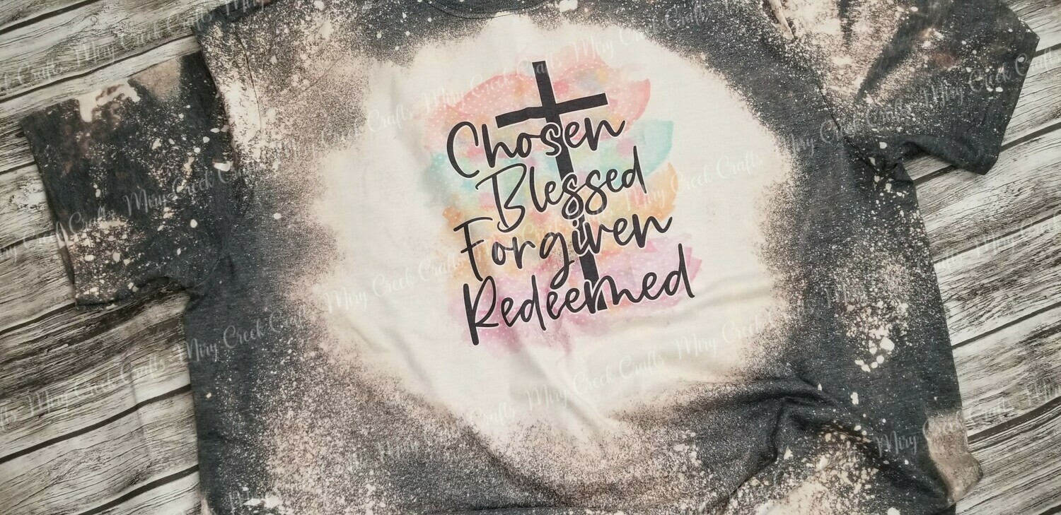 Bleached XL Blessed & Redeemed T-Shirt