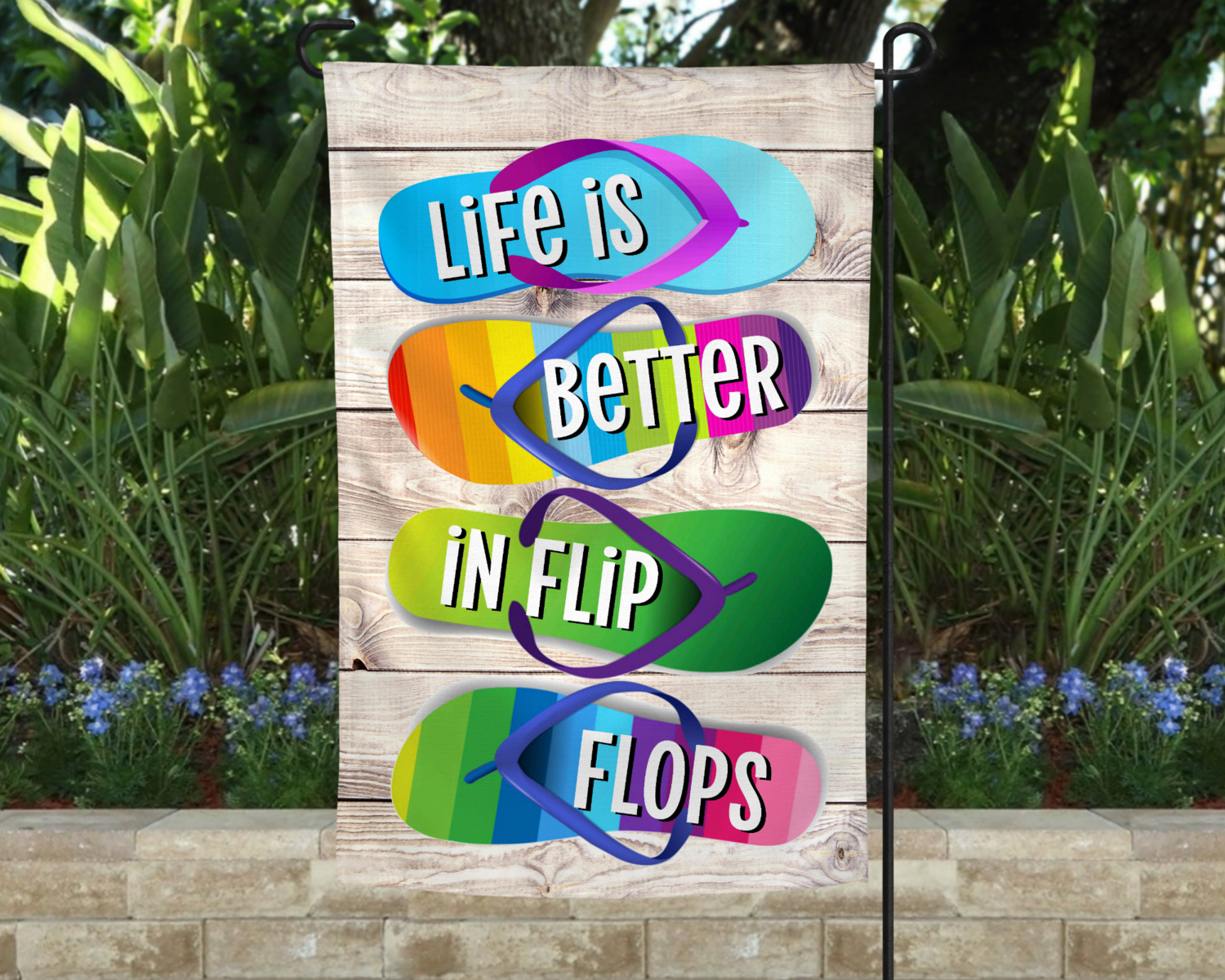 Flip Flop Garden Flag