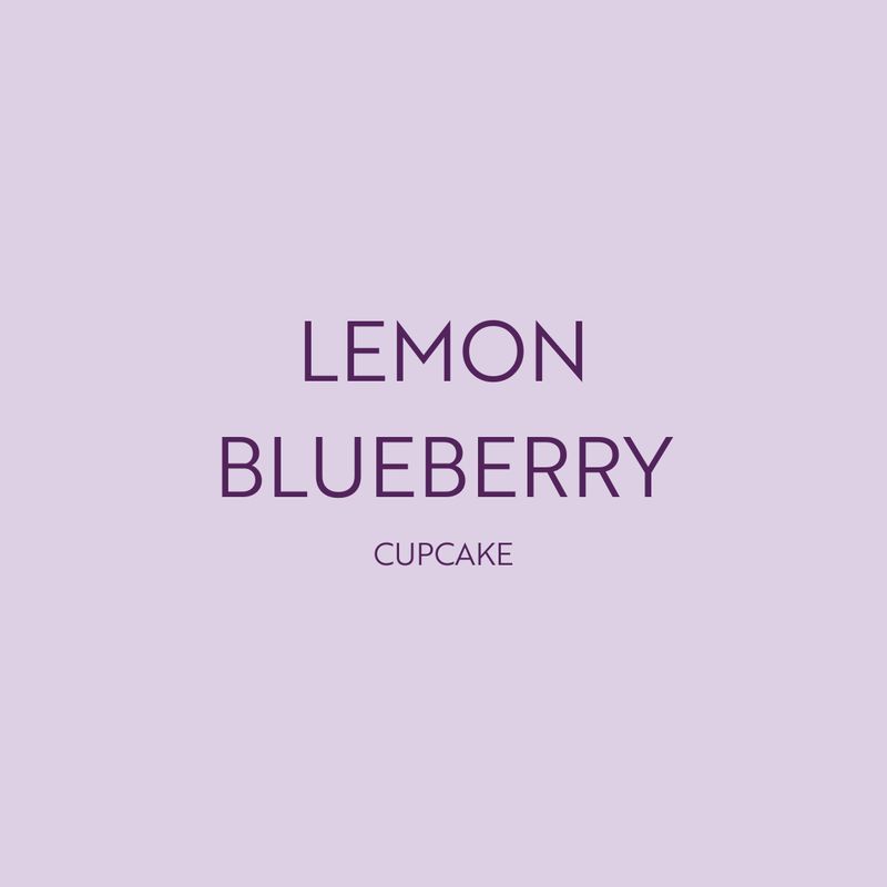 Lemon Blueberry Cupcake
