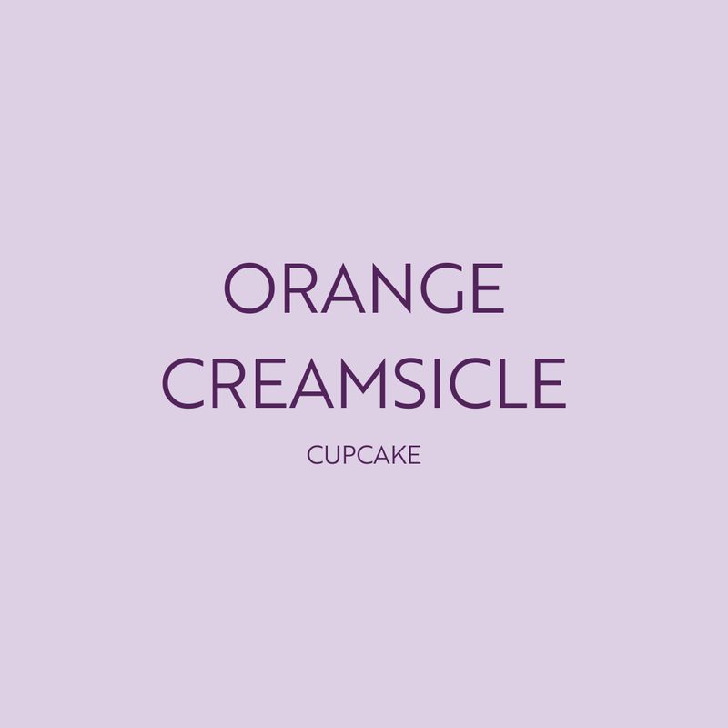 Orange Creamsicle Cupcake