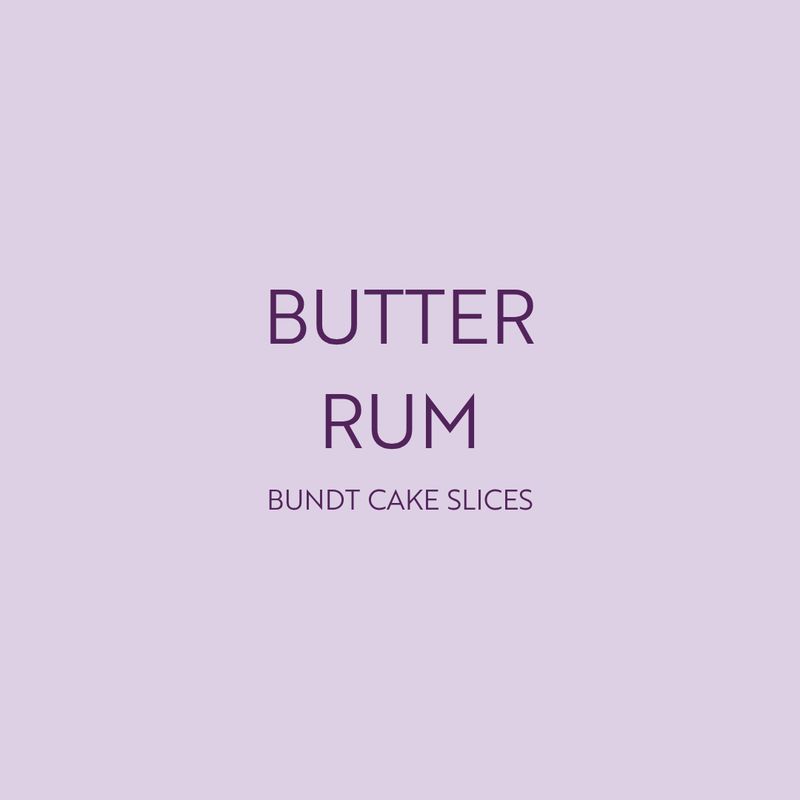 Butter Rum Bundt Cake Slices