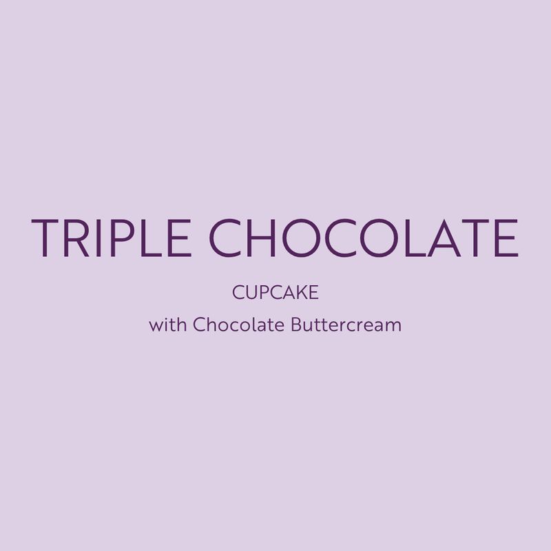 Triple Chocolate Cupcake with Chocolate Buttercream