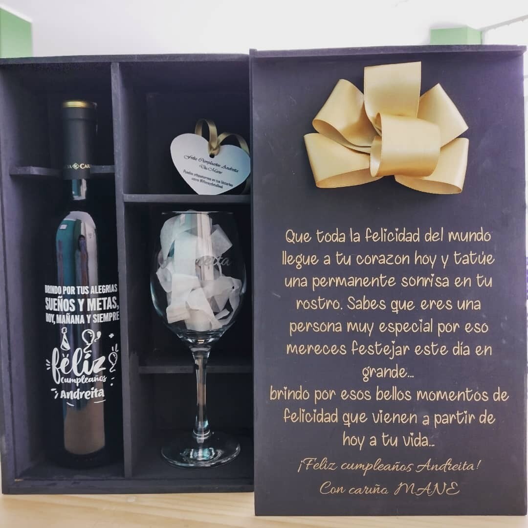 GIFT BOX BOTELLAS Y CAJAS DE REGALO PERSONALIZADAS