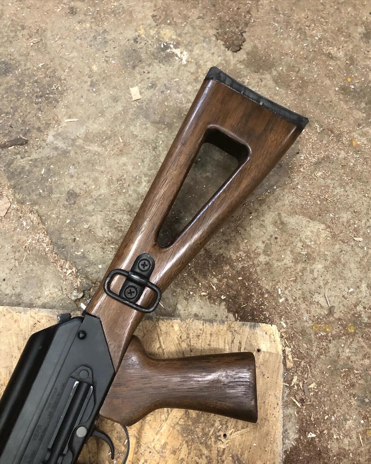 Triangle Stock Slant Cut For Vepr