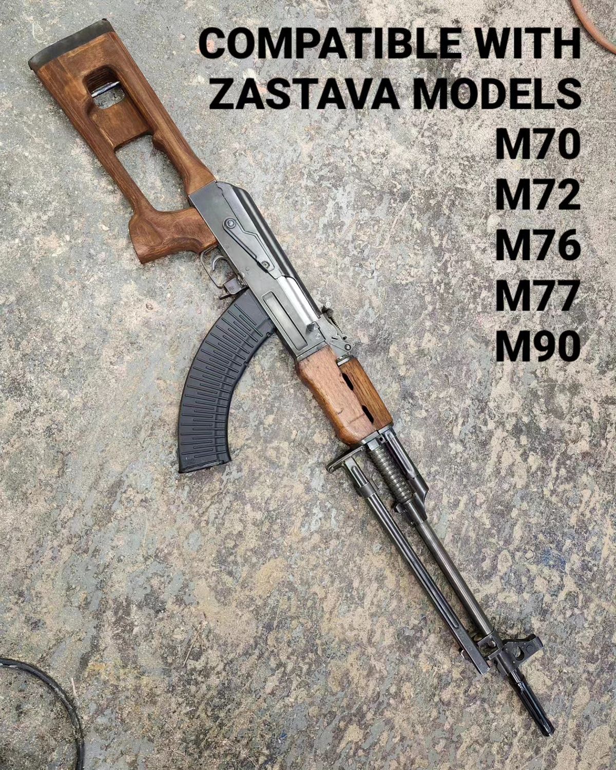 SVD Dragunov Style Stock For Standard Zastava Rifles