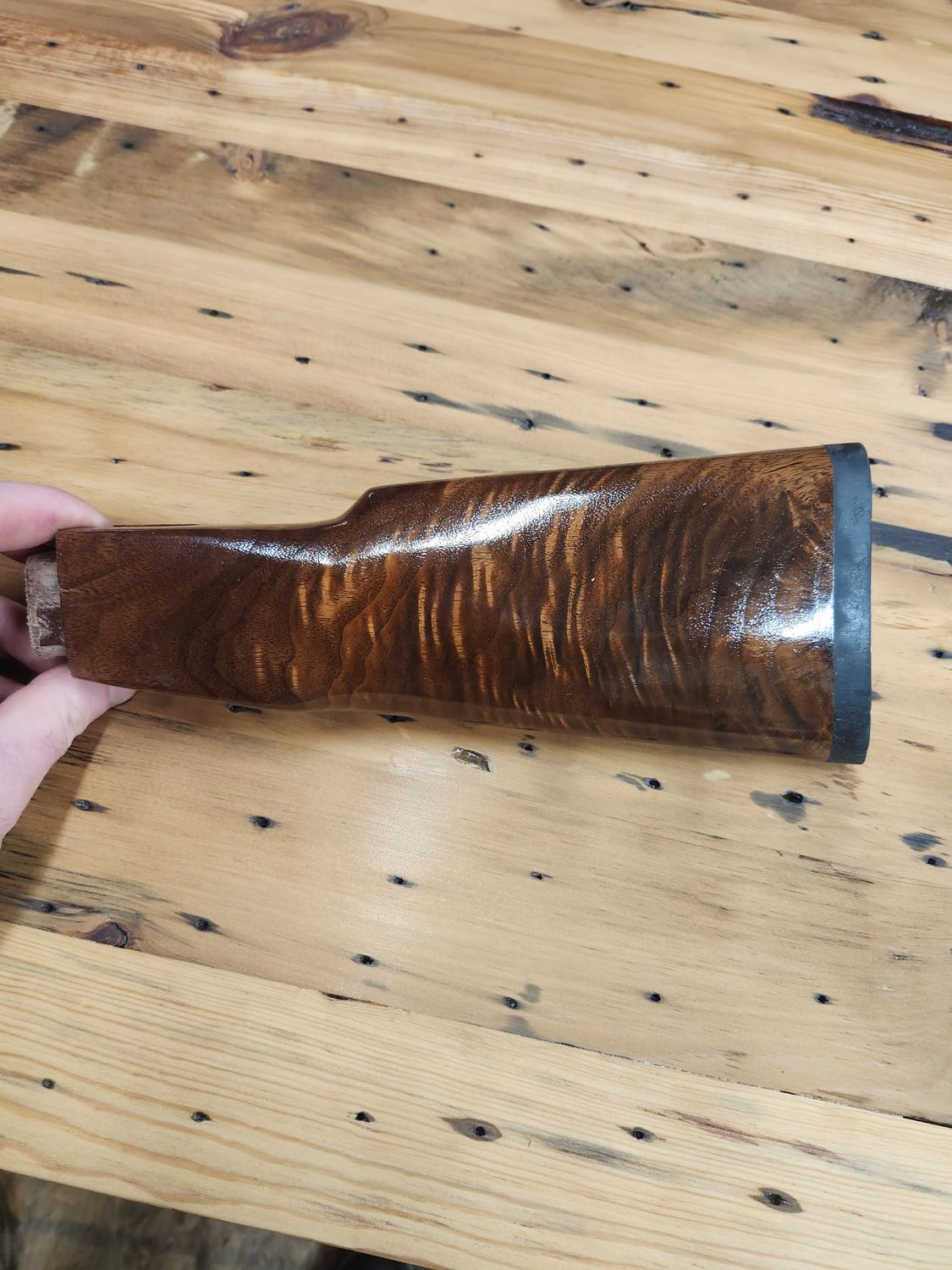 Crotch walnut t3 stock