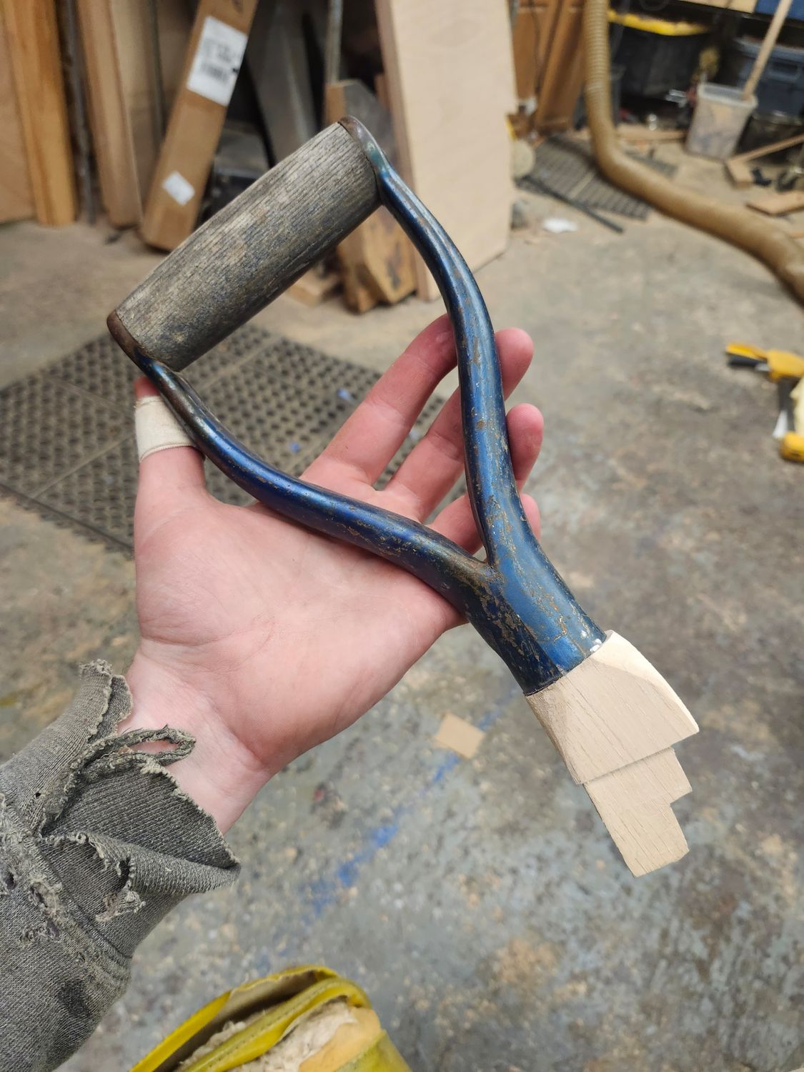 Rusty fucking shovel stock for akm