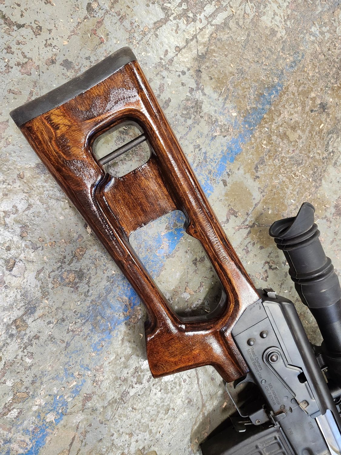 Dragunov SVD Style Stock For Zastava M91 and Slant-cut m77