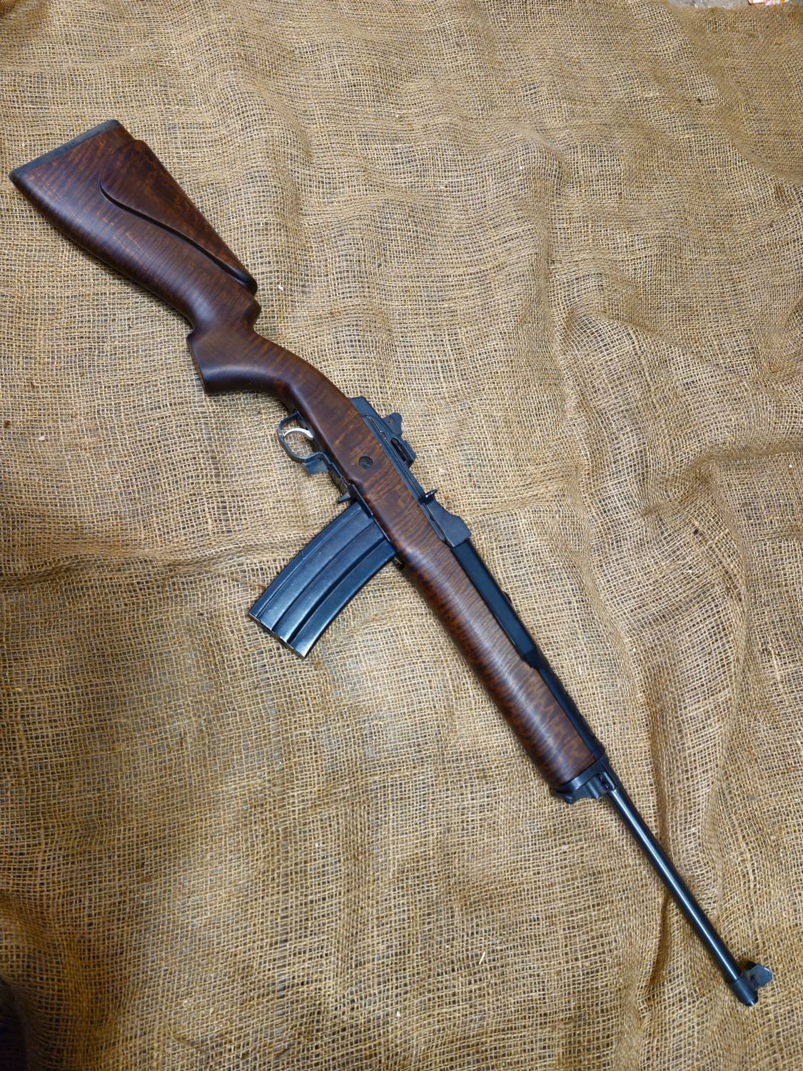 Curly Bradford Pear mini-14 stock