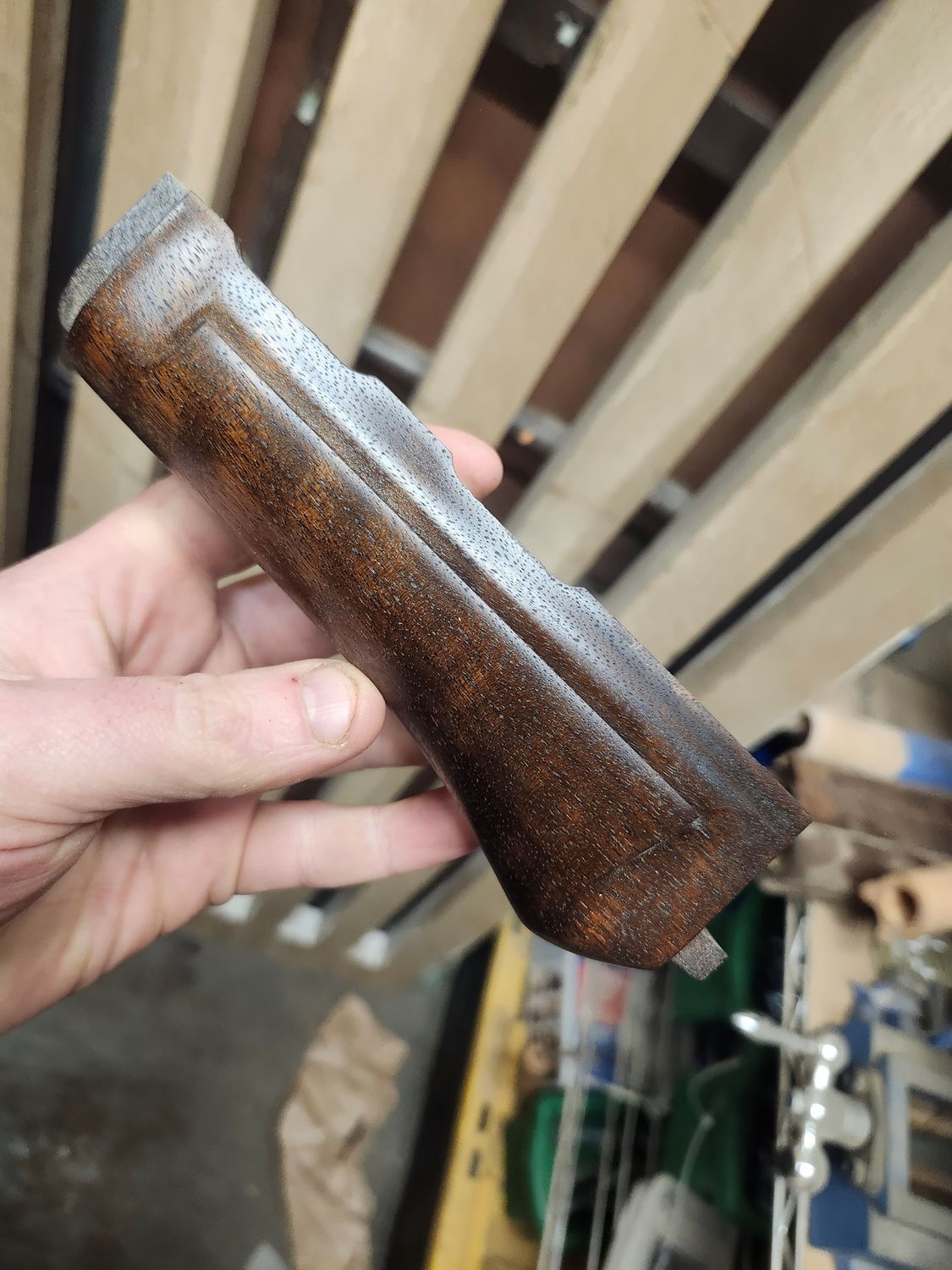 Walnut bulge side handguard for sam7 and sam5