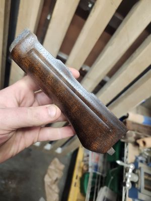 Walnut bulge side handguard for sam7 and sam5