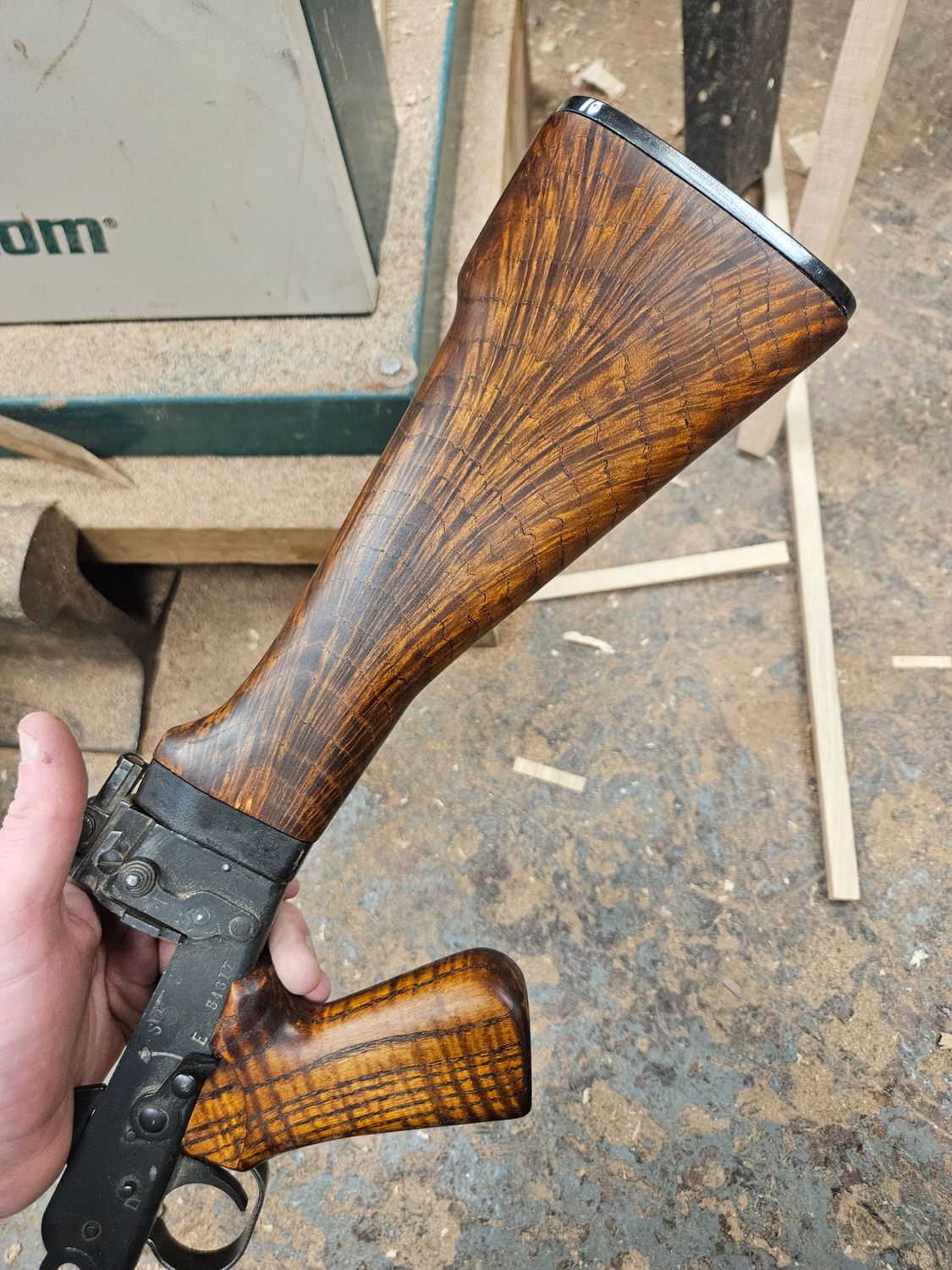 Exhibition Grade Ash Metric Fal stock and grip