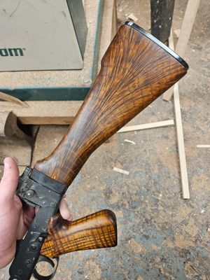 Exhibition Grade Ash Metric Fal stock and grip
