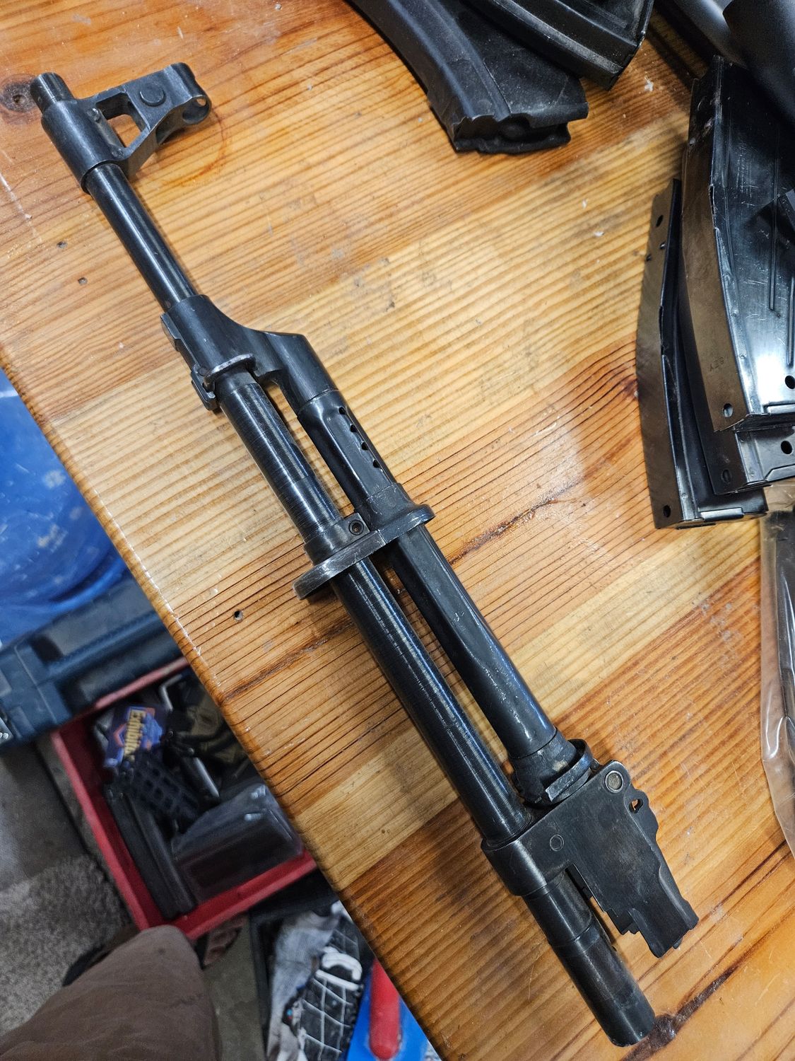 Mak-90 take-off barrel