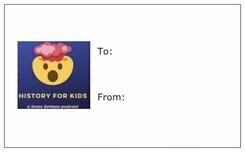 History for kids name tag