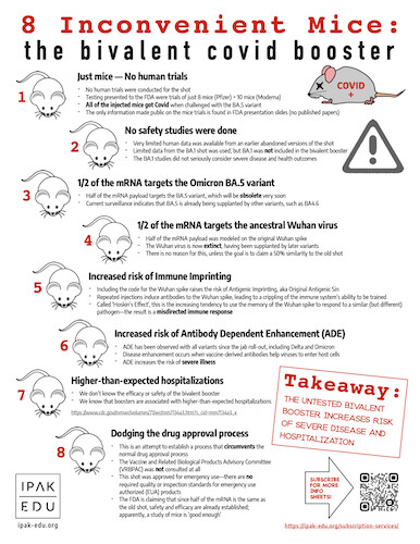 Bivalent Shots Information Sheets
