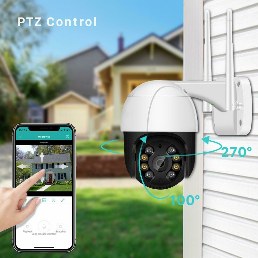 Caméra IP WIFI motorisée d&#39;extérieur