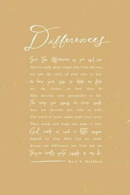 POEM - Differences