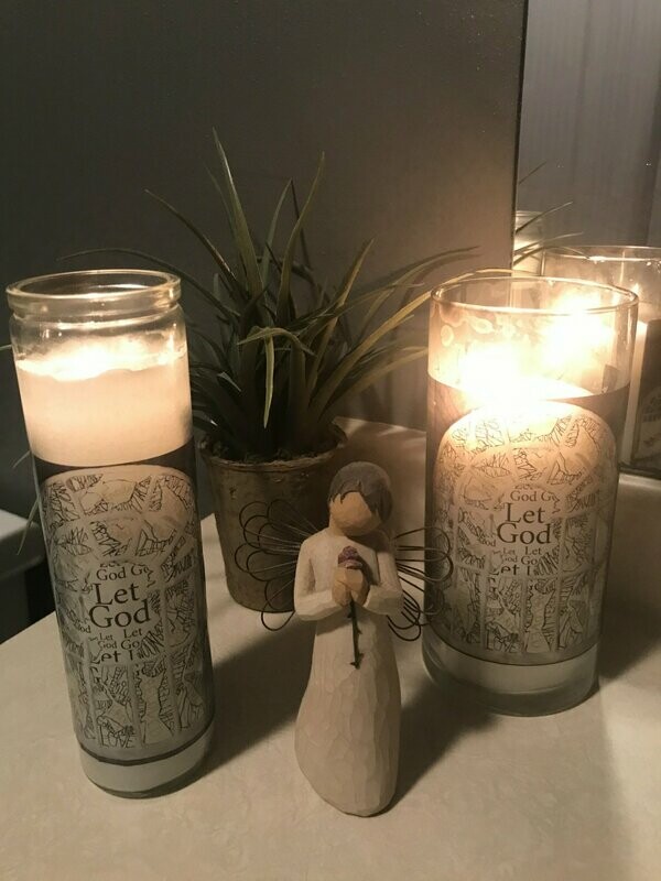 Candle (Sm) - Broken NOT Shattered
