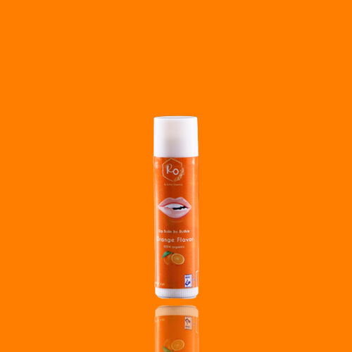 Orange Flavored Lip Balm