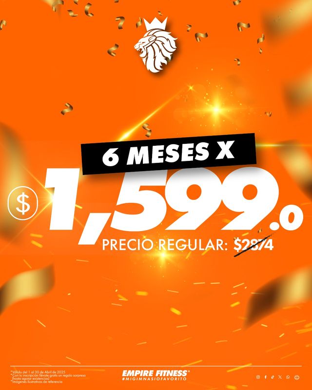 6 Meses de Empire + Inscripción Gratis