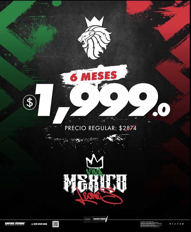 6 Meses x $1999 + Inscripción Gratis