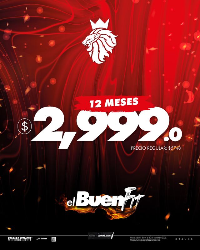 12 Meses x $2999 + Inscripción Gratis 12 Meses x $2999 + Inscripción Gratis